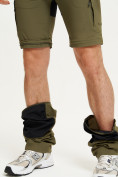 Купить Спортивные брюки и шорты Valianly мужские цвета хаки 93438Kh, фото 11