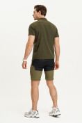 Купить Спортивные брюки и шорты Valianly мужские цвета хаки 93438Kh, фото 15