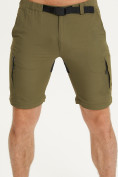 Купить Спортивные брюки и шорты Valianly мужские цвета хаки 93438Kh, фото 10