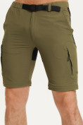 Купить Спортивные брюки и шорты Valianly мужские цвета хаки 93438Kh, фото 8