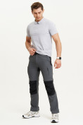 Купить Спортивные брюки и шорты Valianly мужские темно-синего цвета 93438TS, фото 15