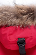 Купить Парка зимняя подростковая для девочки красного цвета 9344Kr, фото 9