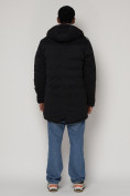 Купить Парка мужская зимняя с мехом черного цвета 93601Ch, фото 5