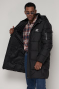 Купить Куртка зимняя мужская классическая черного цвета 93627Ch, фото 10