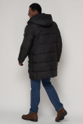 Купить Куртка зимняя мужская классическая черного цвета 93627Ch, фото 4