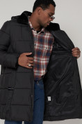 Купить Куртка зимняя мужская классическая черного цвета 93627Ch, фото 9