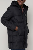 Купить Куртка зимняя мужская классическая темно-синего цвета 93627TS, фото 11