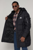 Купить Куртка зимняя мужская классическая темно-синего цвета 93627TS, фото 15