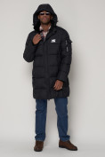 Купить Куртка зимняя мужская классическая темно-синего цвета 93627TS, фото 5