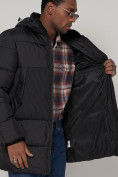 Купить Куртка зимняя мужская классическая черного цвета 93629Ch, фото 13