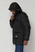Купить Куртка зимняя мужская классическая черного цвета 93629Ch, фото 16