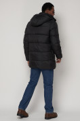 Купить Куртка зимняя мужская классическая черного цвета 93629Ch, фото 4