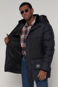 Купить Куртка зимняя мужская классическая темно-синего цвета 93629TS, фото 12