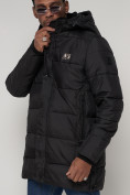 Купить Куртка зимняя мужская классическая черного цвета 93687Ch, фото 7