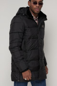 Купить Куртка зимняя мужская классическая черного цвета 93687Ch, фото 8
