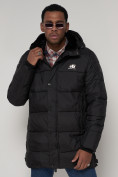 Купить Куртка зимняя мужская классическая черного цвета 93687Ch, фото 10