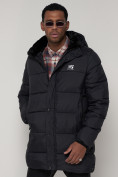 Купить Куртка зимняя мужская классическая темно-синего цвета 93687TS, фото 6