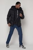 Купить Спортивная молодежная куртка мужская темно-синего цвета 93691TS, фото 5