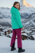 Купить Горнолыжный костюм зимний для девочки бирюзового цвета 9420Br, фото 2