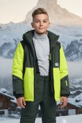 Купить Горнолыжный костюм зимний для мальчика цвета хаки 9423Kh, фото 3