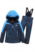 Купить Горнолыжный костюм зимний для мальчика голубого цвета 9431Gl, фото 5
