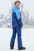 Купить Горнолыжный костюм зимний для мальчика синего цвета 9431S, фото 4