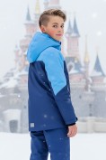 Купить Горнолыжный костюм зимний для мальчика синего цвета 9431S, фото 2
