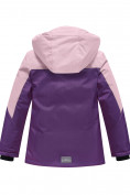 Купить Горнолыжный костюм зимний для девочки темно-фиолетового цвета 9432TF, фото 15