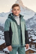 Купить Горнолыжный костюм зимний для мальчика хаки цвета 9433Kh, фото 3