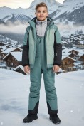 Купить Горнолыжный костюм зимний для мальчика хаки цвета 9433Kh