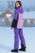 Купить Горнолыжный костюм зимний для девочки фиолетового цвета 9434F, фото 2