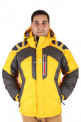 Купить Куртка зимняя мужская желтого цвета 9439J, фото 2