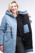 Купить Куртка зимняя женская молодежная серого цвета 95-906_2Sr, фото 7