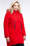 Купить Куртка зимняя женская молодежная красного цвета 95-906_4Kr, фото 3