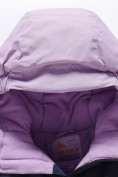 Купить Горнолыжный костюм зимний для девочки фиолетового цвета 9518F, фото 15