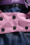 Купить Горнолыжный костюм зимний для девочки розового цвета 9518R, фото 21