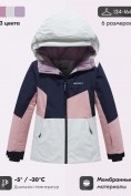 Купить Горнолыжный костюм зимний для девочки серого цвета 9518Sr, фото 3