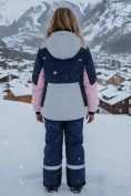 Купить Горнолыжный костюм зимний для девочки серого цвета 9518Sr, фото 2