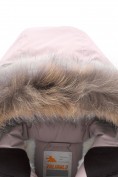 Купить Парка зимняя подростковая для девочки с капюшоном и мехом розового цвета 9532R, фото 11