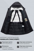 Купить Парка зимняя мужская с капюшоном черного цвета 9533-1Ch, фото 5