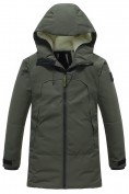 Купить Парка зимняя мужская с капюшоном цвета хаки 9533-1Kh, фото 8