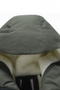 Купить Парка зимняя мужская с капюшоном цвета хаки 9533-1Kh, фото 11