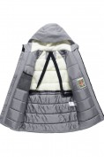 Купить Парка зимняя мужская с капюшоном серого цвета 9533-1Sr, фото 10