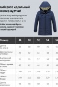 Купить Парка зимняя мужская с капюшоном темно-синего цвета 9533-1TS, фото 7