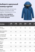 Купить Парка зимняя подростковая для мальчика с капюшоном синего цвета 9533S, фото 7