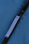 Купить Парка зимняя подростковая для мальчика с капюшоном синего цвета 9533S, фото 13