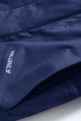 Купить Парка зимняя подростковая для мальчика с капюшоном и мехом темно-синего цвета 9535TS, фото 8