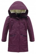 Купить Парка зимняя женская с капюшоном бордового цвета 9538-1Bo, фото 7