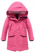 Купить Парка зимняя подростковая для девочки с капюшоном розового цвета 9538R, фото 8
