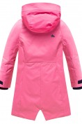 Купить Парка зимняя подростковая для девочки с капюшоном розового цвета 9538R, фото 9